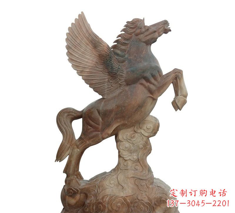 漳州石雕祥云飞马