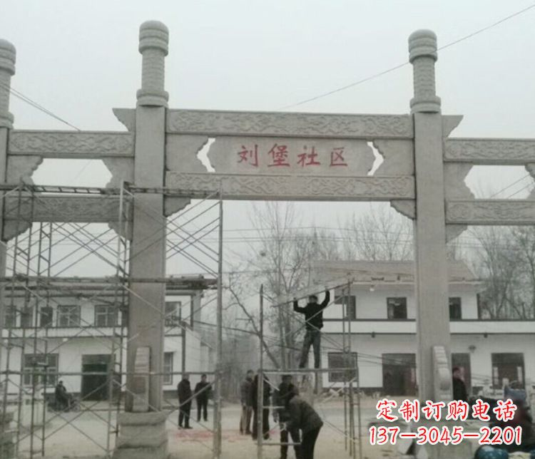漳州石牌坊道路石雕