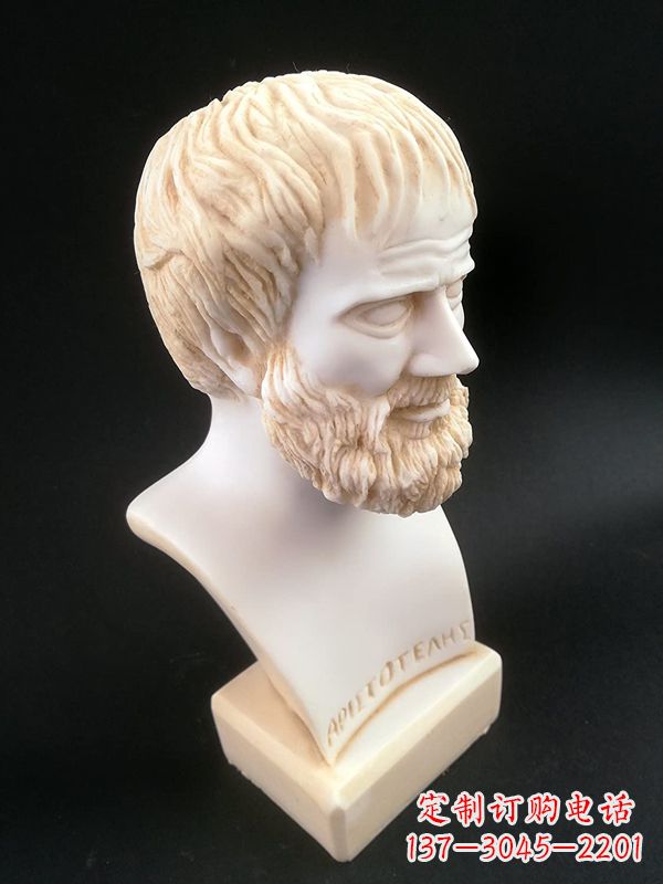 漳州世界古代史上伟大的哲学家亚里士多德石雕胸像古希腊人物雕塑