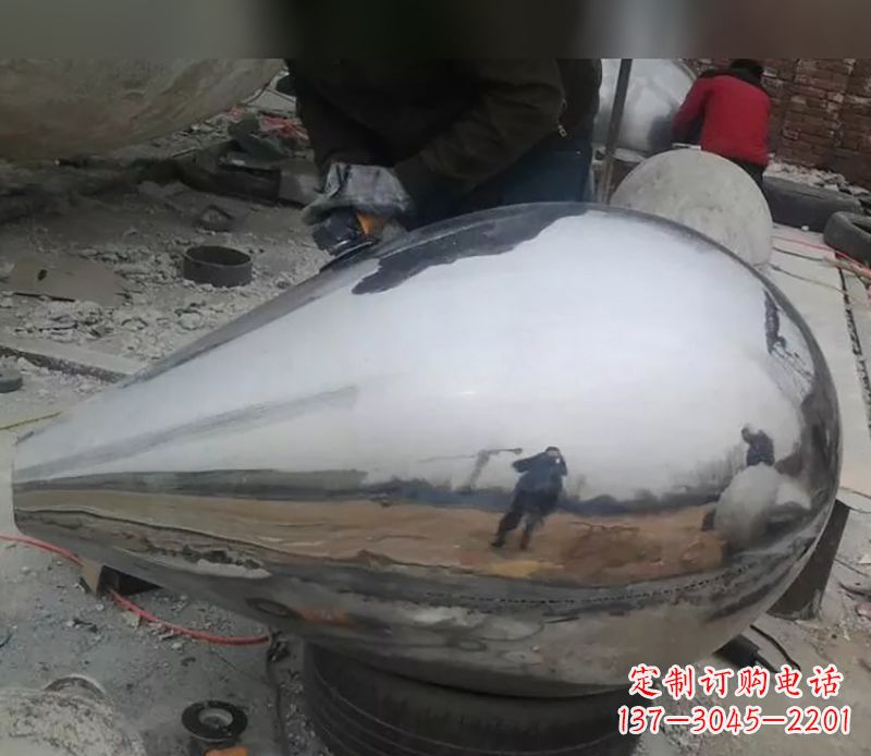 漳州水滴不锈钢商场雕塑