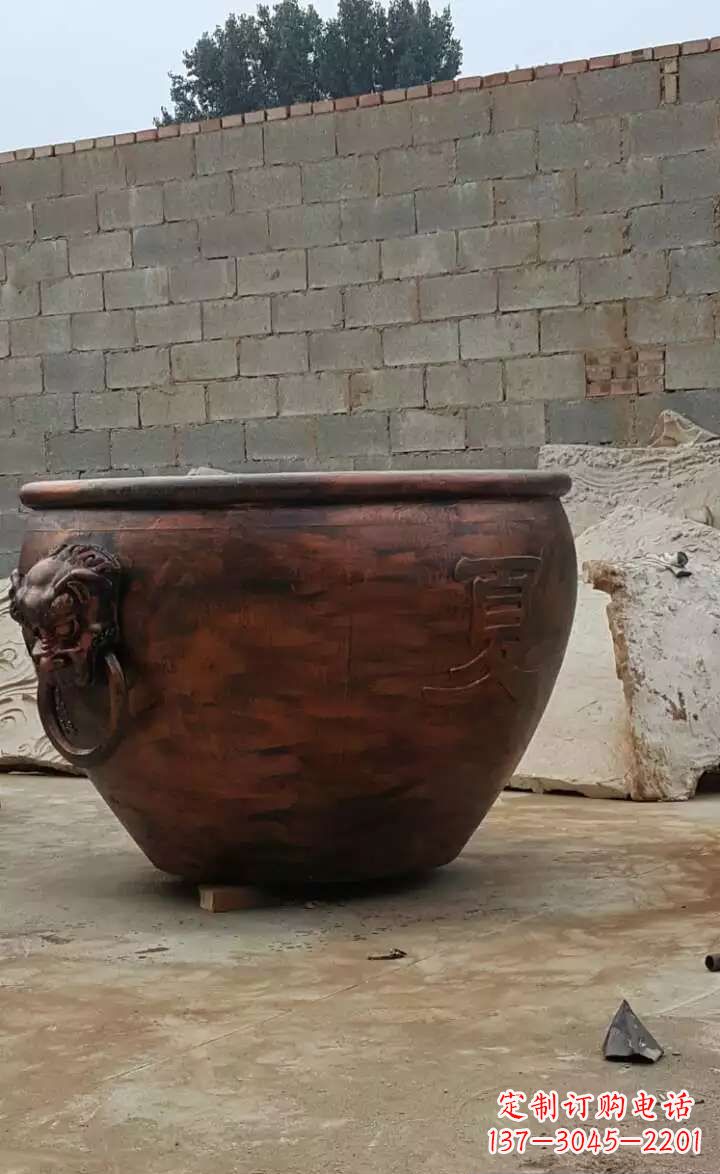 漳州水缸铜雕