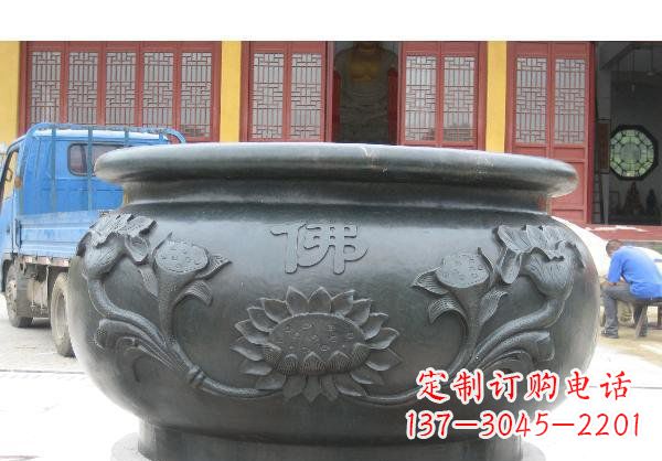 漳州水缸寺庙铜雕 (2)