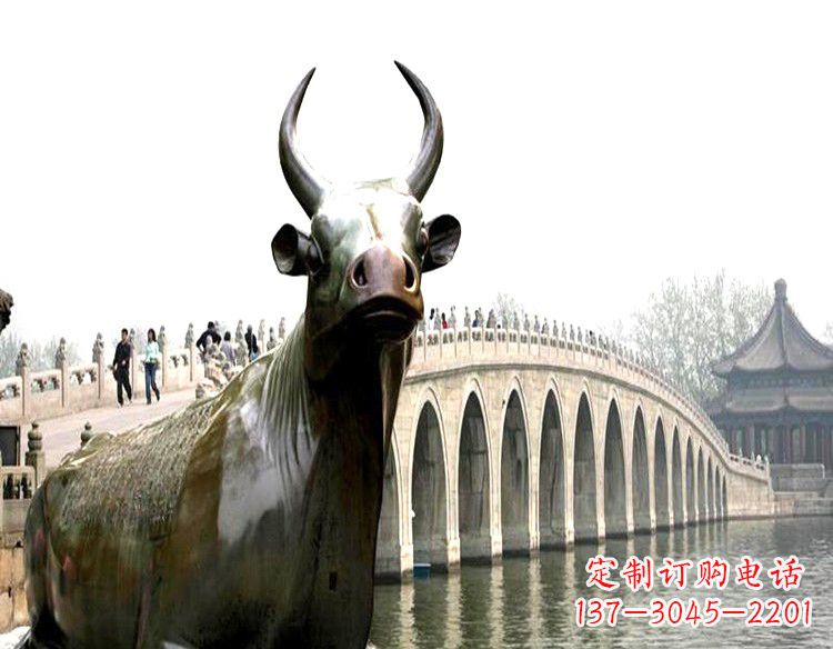 漳州水牛铜雕景观