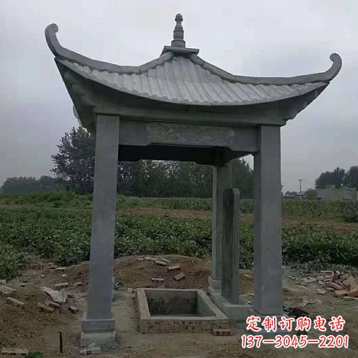 漳州四角庭院石凉亭
