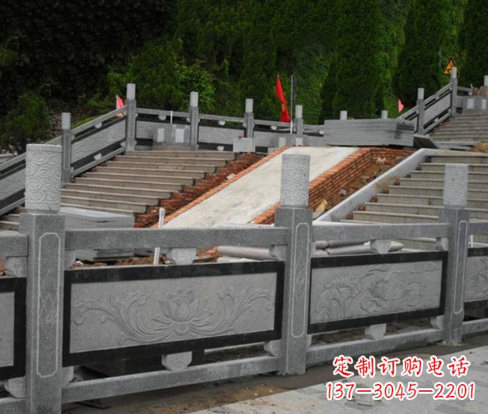 漳州寺庙景观仿古石栏板 (2)