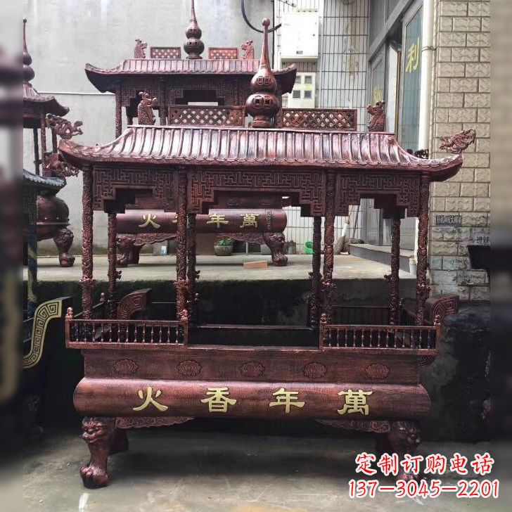 漳州寺庙香火香炉雕塑