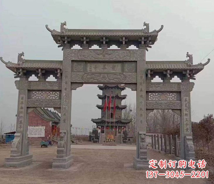 漳州寺院石牌坊