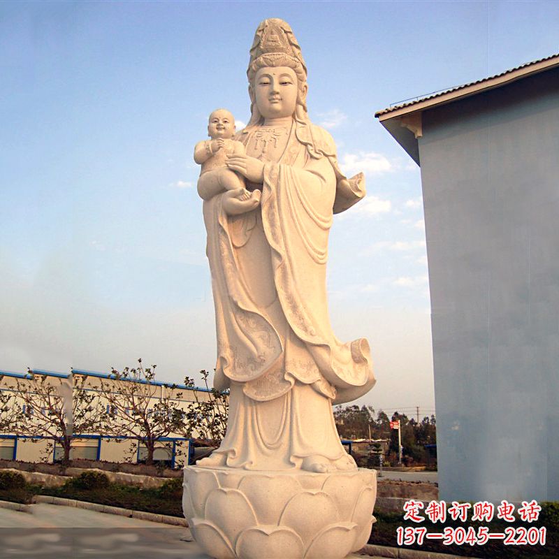 漳州送子观音石雕