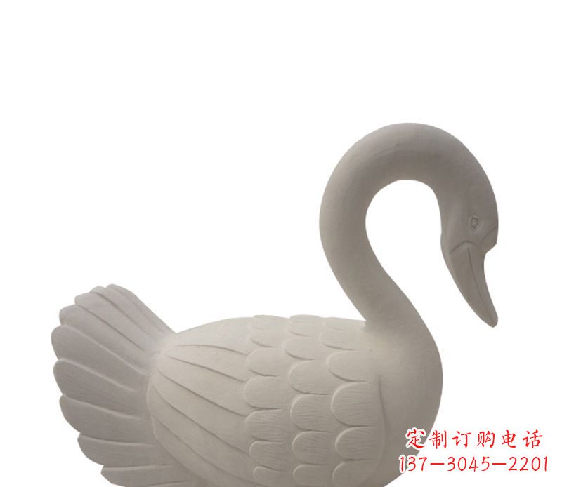 漳州天鹅俯身广场景观石雕