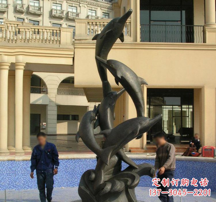 漳州跳跃海豚雕塑