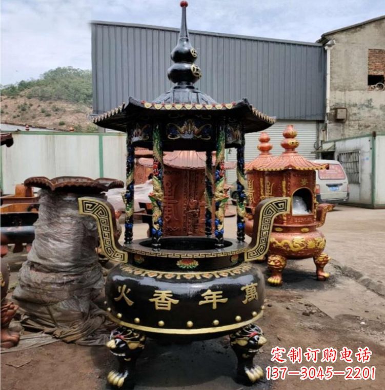 漳州铁香炉铜雕
