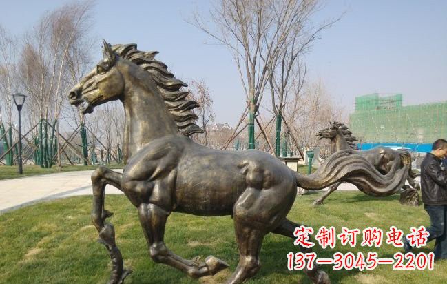漳州铜雕奔马