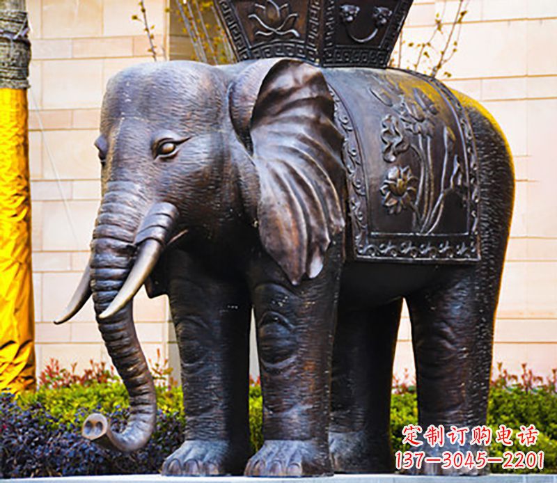 漳州铜雕大象