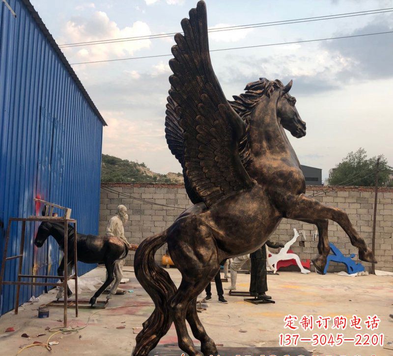 漳州铜雕飞马雕塑