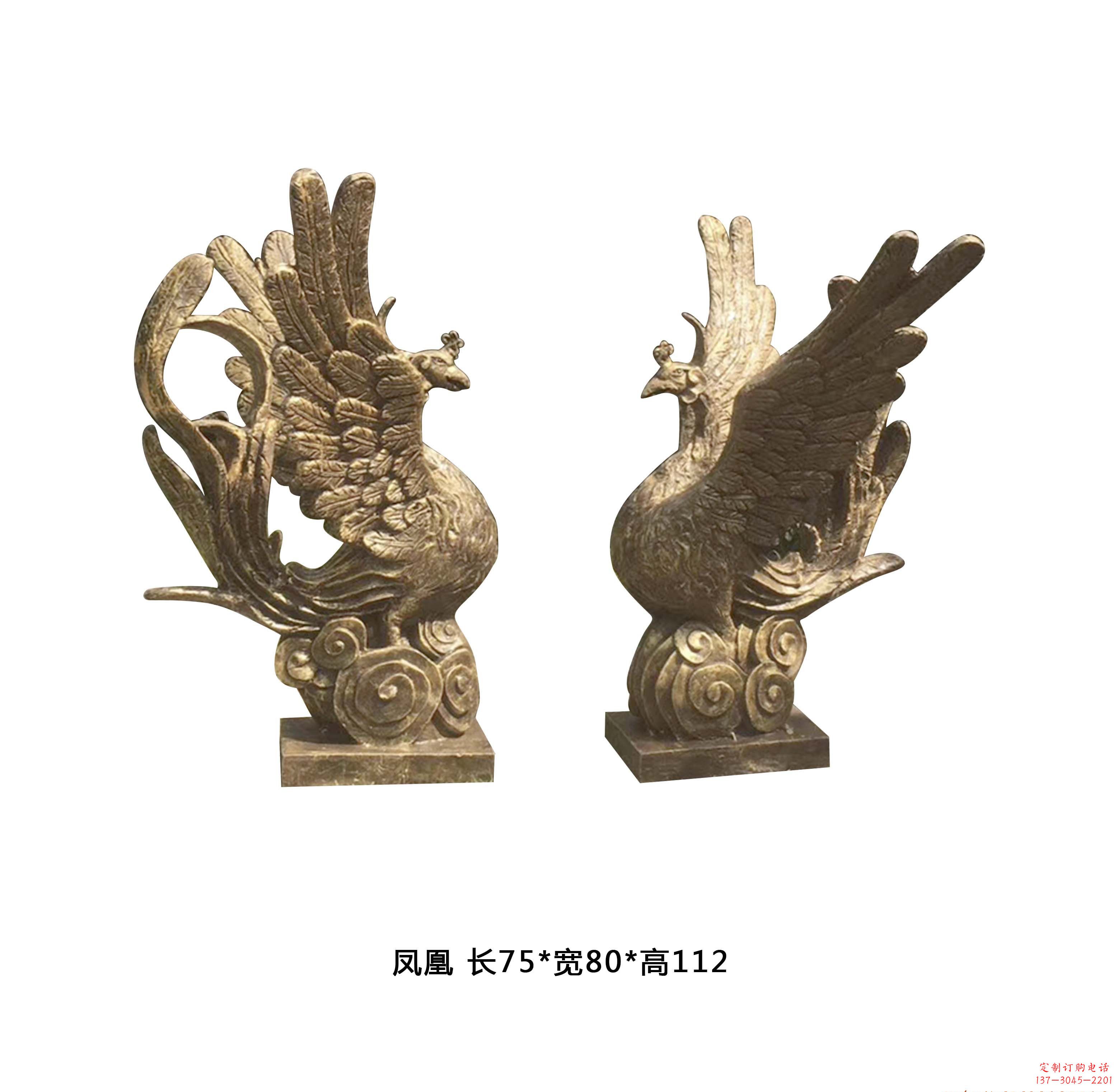 漳州铜雕凤凰雕塑