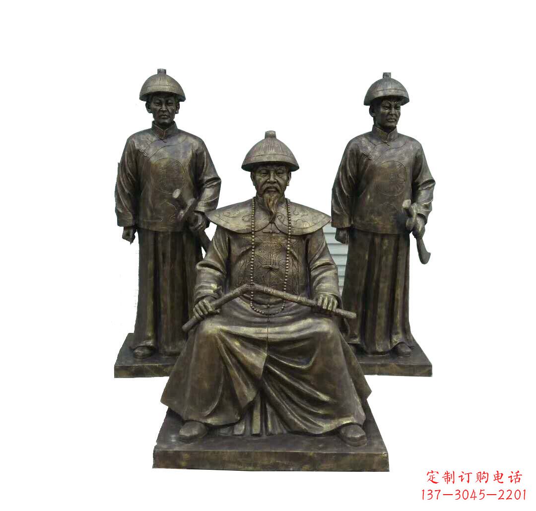 漳州铜雕古代名人林则徐