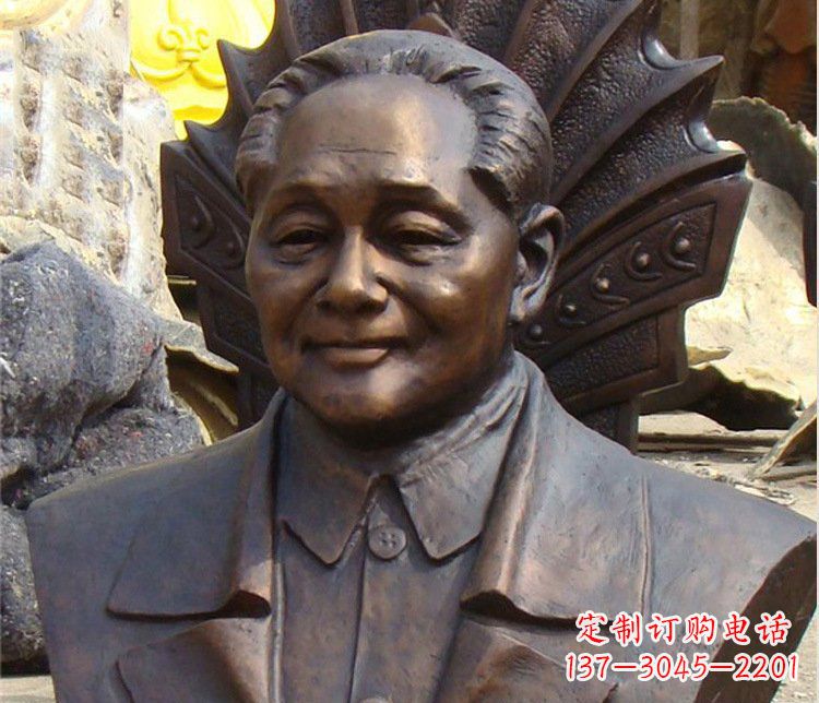 漳州铜雕广场邓小平肖像雕塑