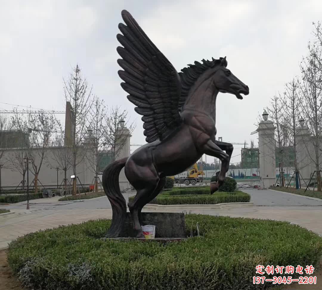 漳州铜雕景观飞马