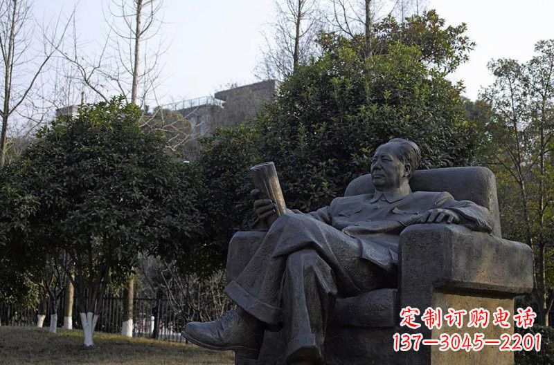 漳州铜雕毛泽东伟人雕塑