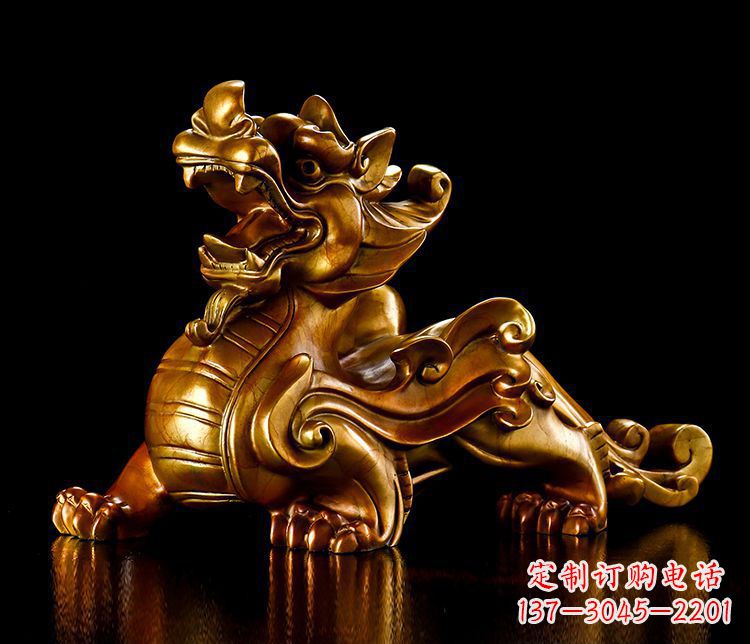 漳州铜雕瑞兽貔貅