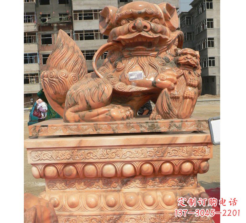 漳州晚霞红南方石狮子