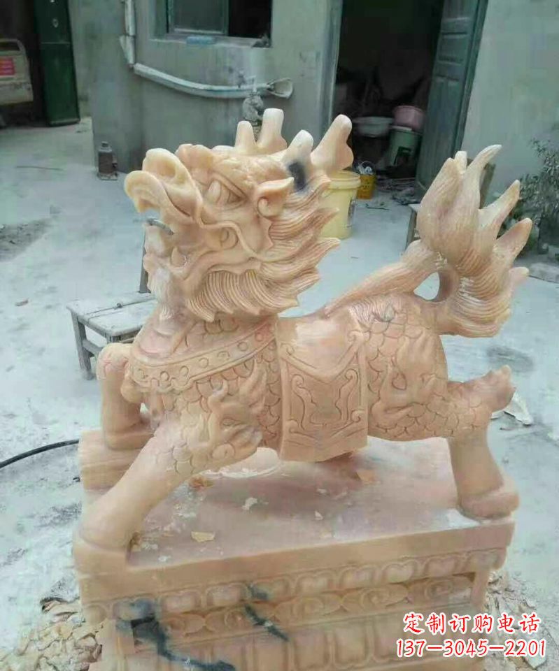漳州晚霞红麒麟雕塑112