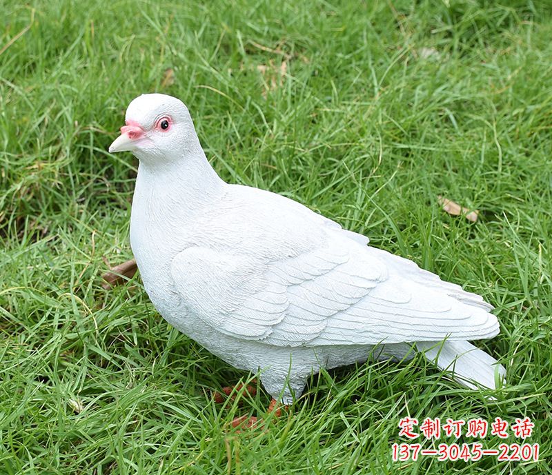 漳州潍坊和平鸽雕塑女孩