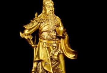 漳州关公铜雕，传承古典传统