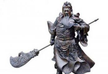 漳州关羽青铜雕塑，传承历史的精神