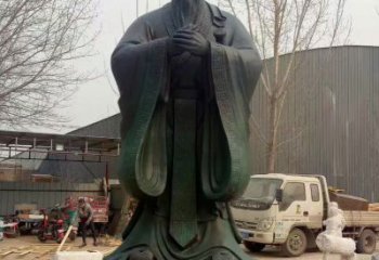 漳州青铜孔子雕塑，传承中华优秀文化