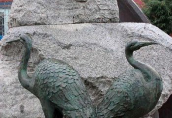 漳州青铜仙鹤公园动物雕塑--令人叹为观止的完美艺术品