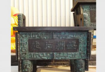 漳州青铜香炉雕塑，传承中国文化