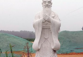 漳州中领雕塑：精致雕刻的少海公园孔子雕像