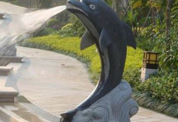 漳州海豚雕塑：惊艳世间，把精灵捧在掌心