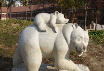漳州狗熊雕塑景观，给你一个精美园林