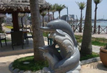 漳州海豚雕塑，让海洋之声带给你温暖