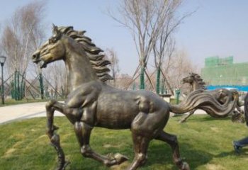 漳州铜雕奔马