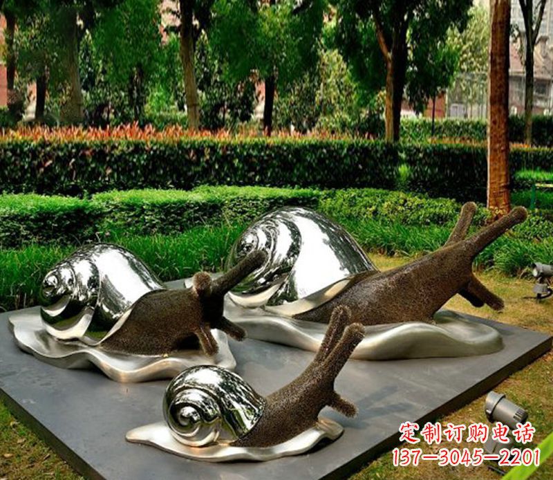 漳州蜗牛雕塑不锈钢