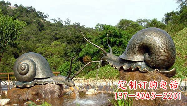 漳州蜗牛公园动物铜雕