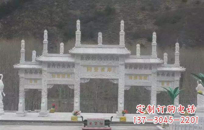 漳州五门牌坊石雕 (2)