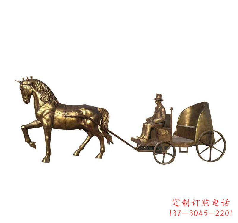 漳州西方马车铜雕