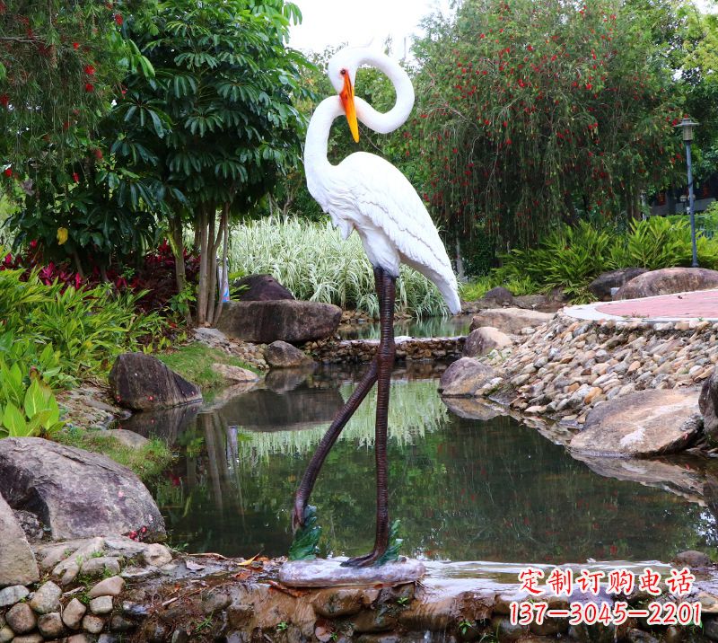 漳州仙鹤雕塑摆件