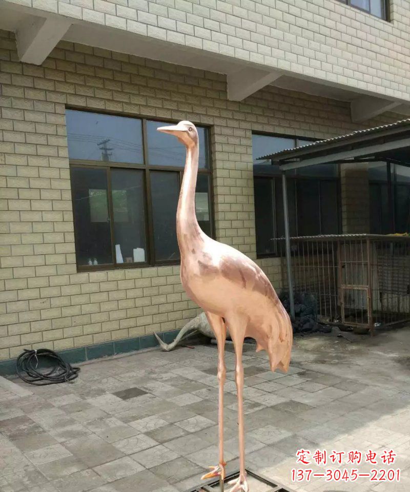 漳州仙鹤公园动物铜雕