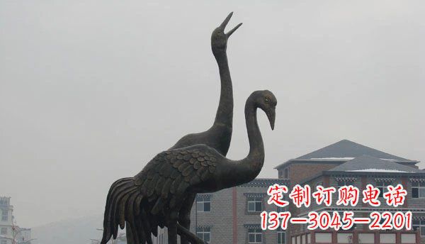 漳州仙鹤公园景观铜雕