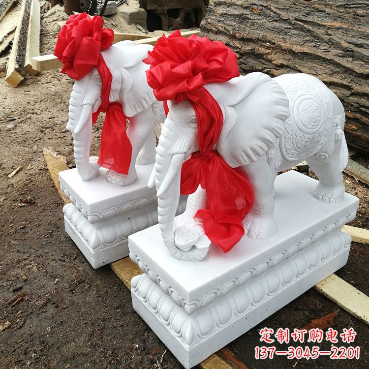 漳州现代石雕大象