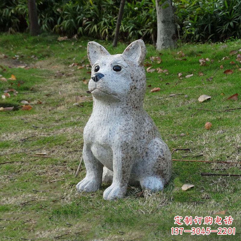 漳州小狗花岗岩石雕