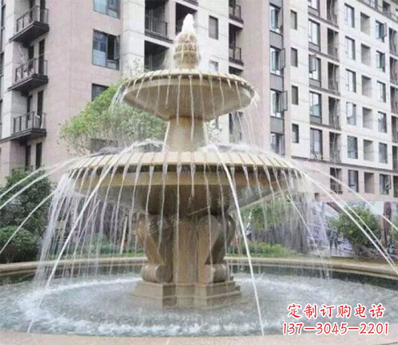 漳州小区大型喷泉景观石雕