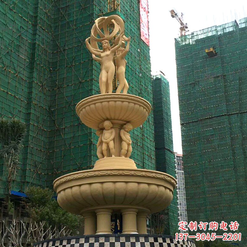 漳州小区大型欧式人物景观喷泉