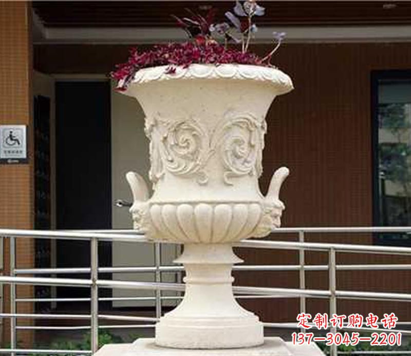 漳州小区花盆景观石雕