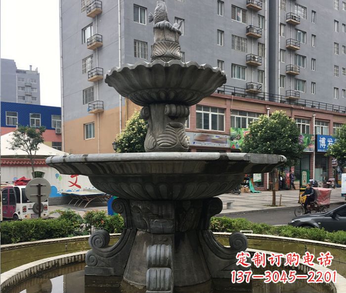 漳州小区景观仿古喷泉石雕